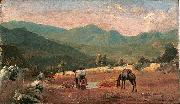 Pedro Weingartner Italian landscape oil painting
